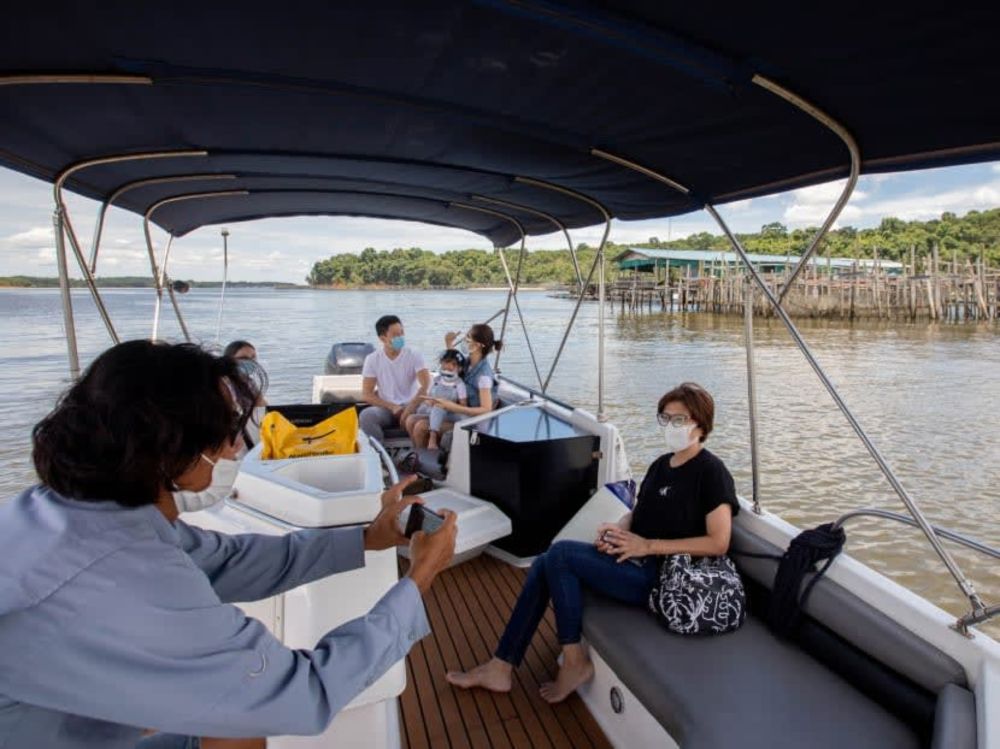 A tour of kelongs off Singapore is among the options available to people wishing to redeem their SingapoRedidscovers Vouchers. u00e2u20acu201d TODAY pic