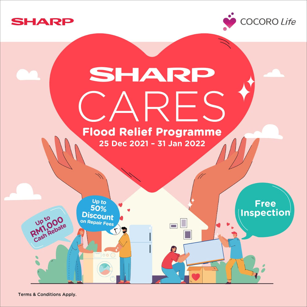 Sharp launches Sharp Cares Flood Relief Programme for affected customers nationwide. u00e2u20acu201d Picture by Sharp