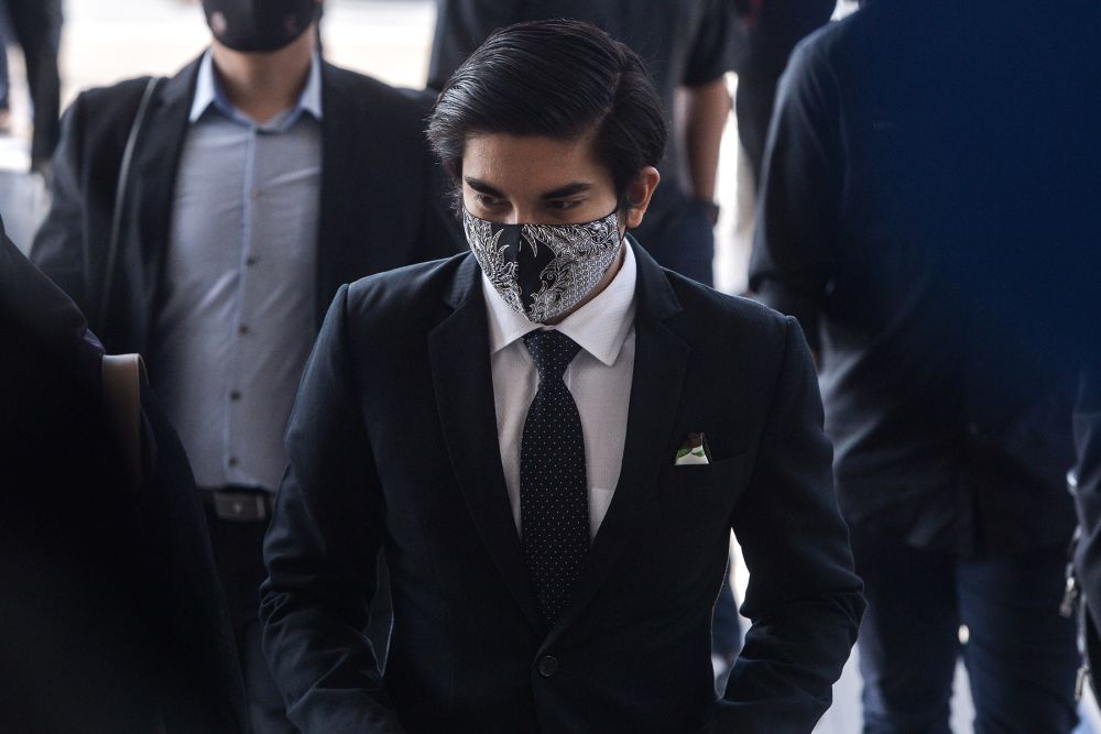 Muda president Syed Saddiq Syed Abdul Rahman arrives at the Kuala Lumpur High Court December 14, 2021. u00e2u20acu201d Picture by Miera Zulyana