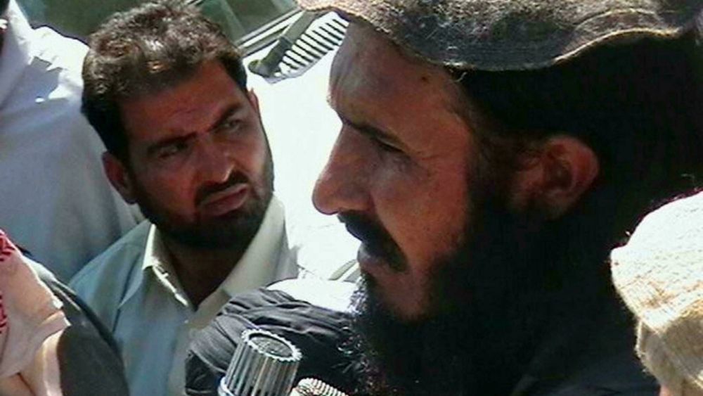An undated picture of senior Pakistan Taliban leader Maulvi Faqir Mohammad (wearing cap), who the militants say escaped a drone strike in Afghanistan. u00e2u20acu201d AFP file pic