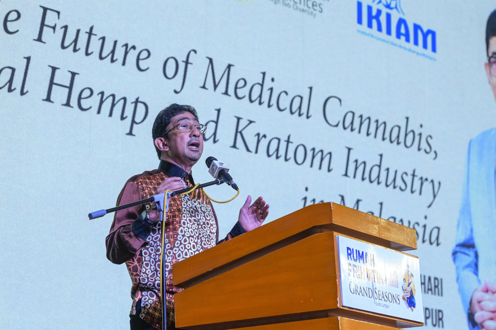 Communications and Multimedia Deputy Minister Datuk Zahidi Zainul Abidin speaks at a public forum in Kuala Lumpur, December 16, 2021. u00e2u20acu201d Bernama pic