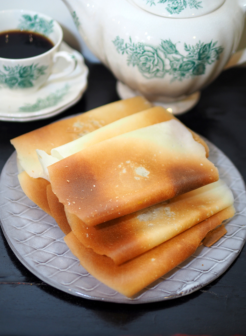 Crispy 'apam manis' is a rarity nowadays at street stalls.