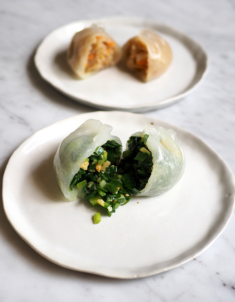 The 'kuchai' or Chinese chives are sourced directly from a farm and is extremely fresh.