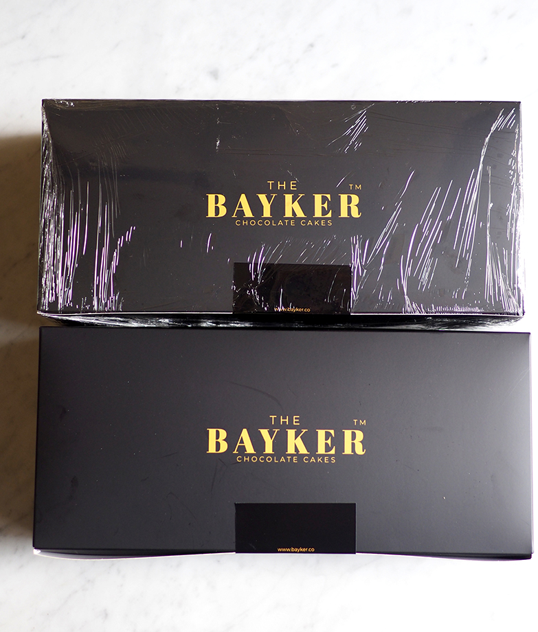 The cakes come in an elegant black and gold box that makes it great for gifting.