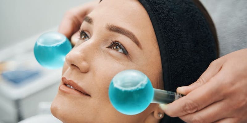 The ice globe is a new beauty trend that's on the rise. u00e2u20acu201d Picture courtesy of Svitlana Hulko / Shutterstock via ETX Studio