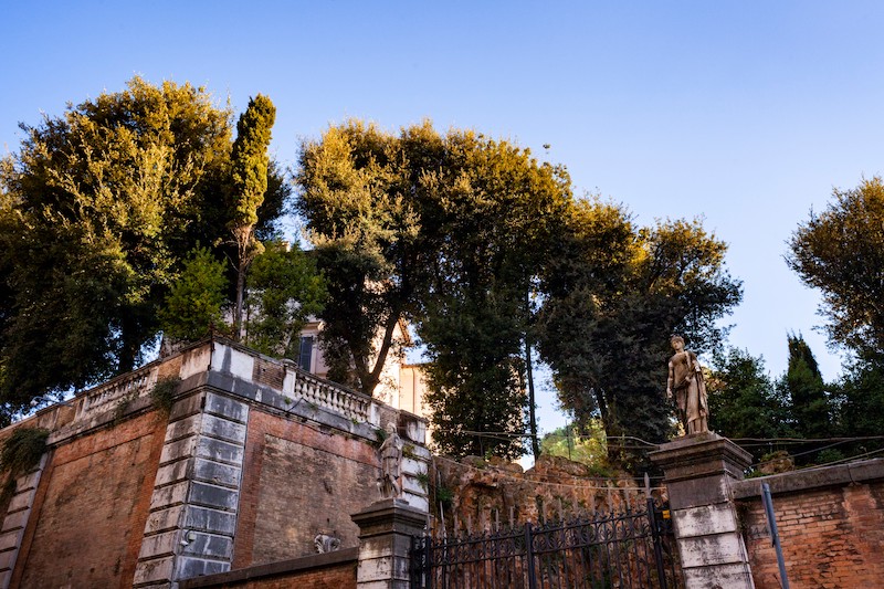 This photograph taken on January 15, 2022, shows the main gate of the Casino dellu00e2u20acu2122Aurora di Villa Ludovisi Boncompagni, in Rome. u00e2u20acu201d AFP pic