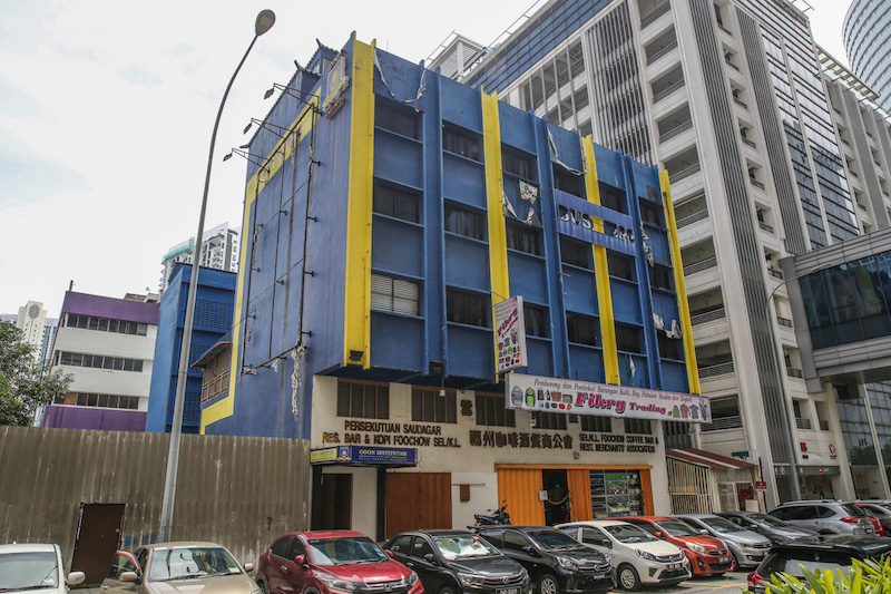 A general view of a building that will be used as a library for refugees at Jalan Belia in Kuala Lumpur January 11, 2022. u00e2u20acu201d Picture by Yusof Mat Isa