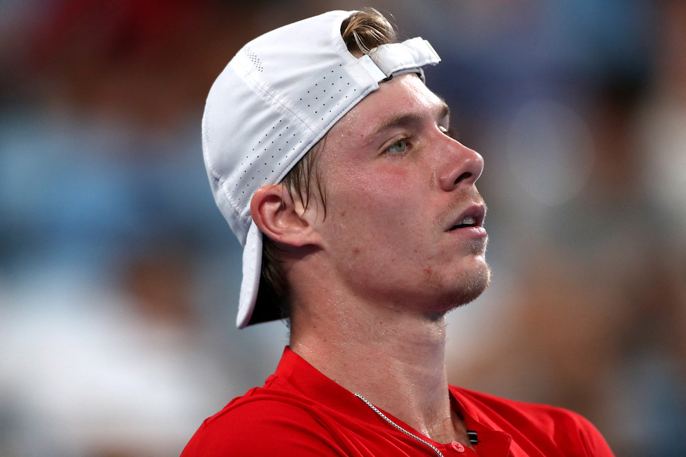 Canada's Denis Shapovalov during his final singles match against Spain's Pablo Carreno Busta at the Sydney Olympic Park, Sydney, Australia January 9, 2022. u00e2u20acu201d Reuters pic