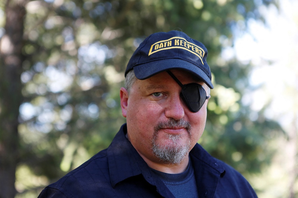Oath Keepers militia founder Stewart Rhodes poses during an interview session in Eureka, Montana, US June 20, 2016. u00e2u20acu201d Reuters pic