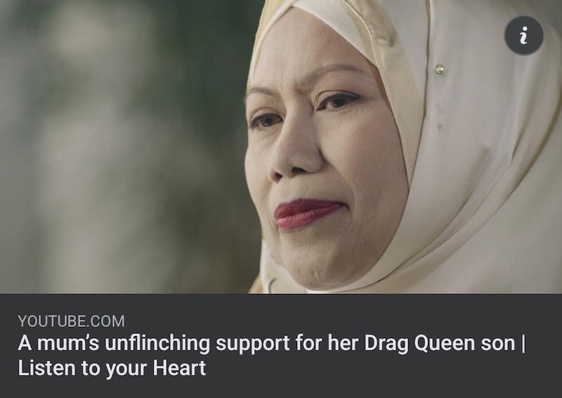 A screengrab of the Samsung advertisement shared on social media. u00e2u20acu201d Picture via Twitter/Jeremy Sim