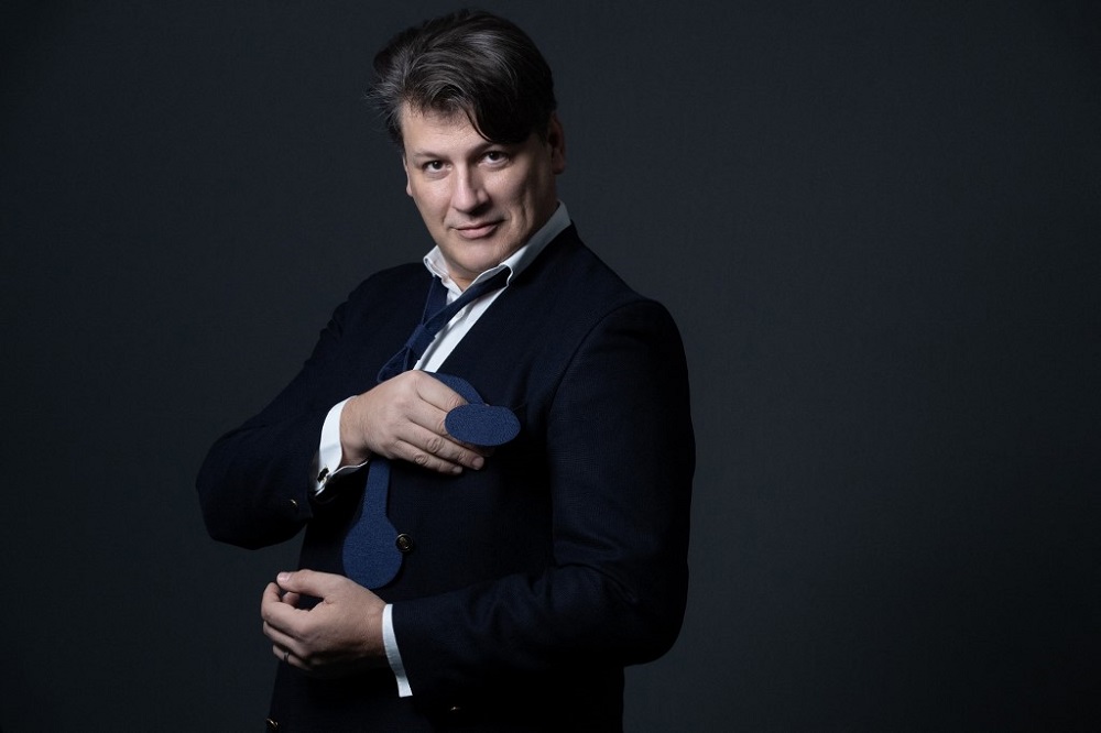 President of Pierre Cardin company Rodrigo Basilicati-Cardin poses during a photo session at the Cardin fashion house workshop in Paris January 11, 2022. u00e2u20acu201d AFP pic