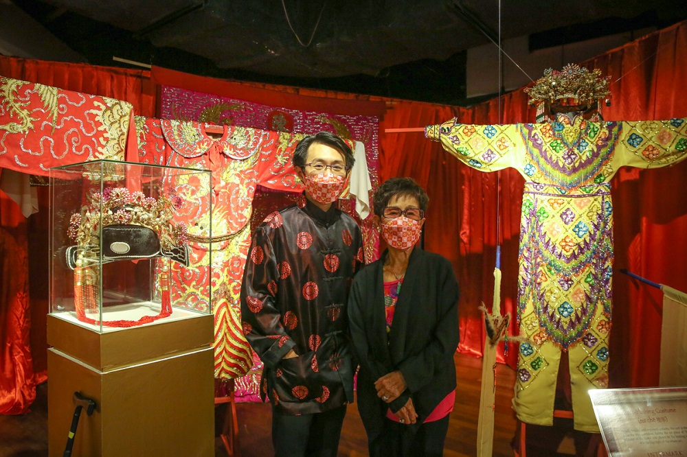 Lim (left) and his mother Chan are Chinese opera artists who want to do their best to preserve the dying artform.
