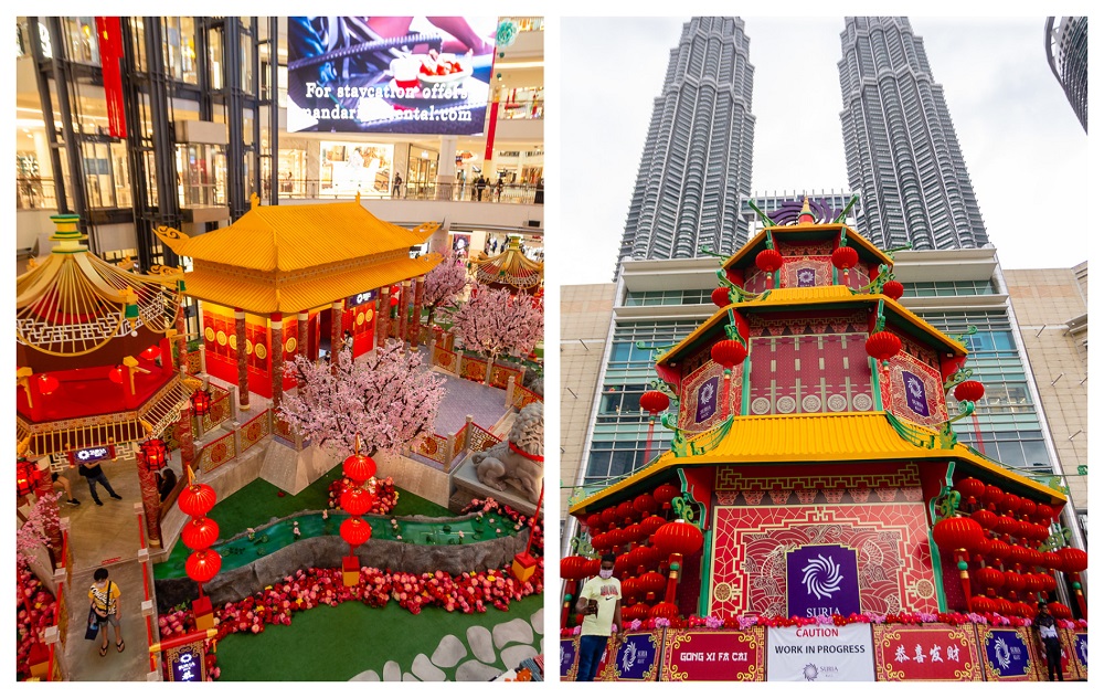 Apart from the pagoda structure, visitors must feast their eyes on the Chinese palace-like decor to host the CNY exhibition. — Picture by Devan Manuel