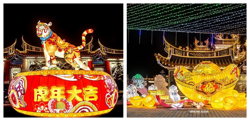 A must-see for visitors is the lantern-shaped tiger perched on a Chinese drum set. u00e2u20acu201d Picture courtesy of Elven Loo