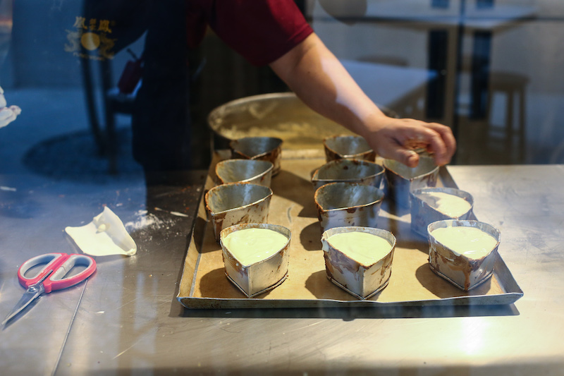 Pastries being made at Fung Wong's new store at No. 85. — Picture by Ahmad Zamzahuri