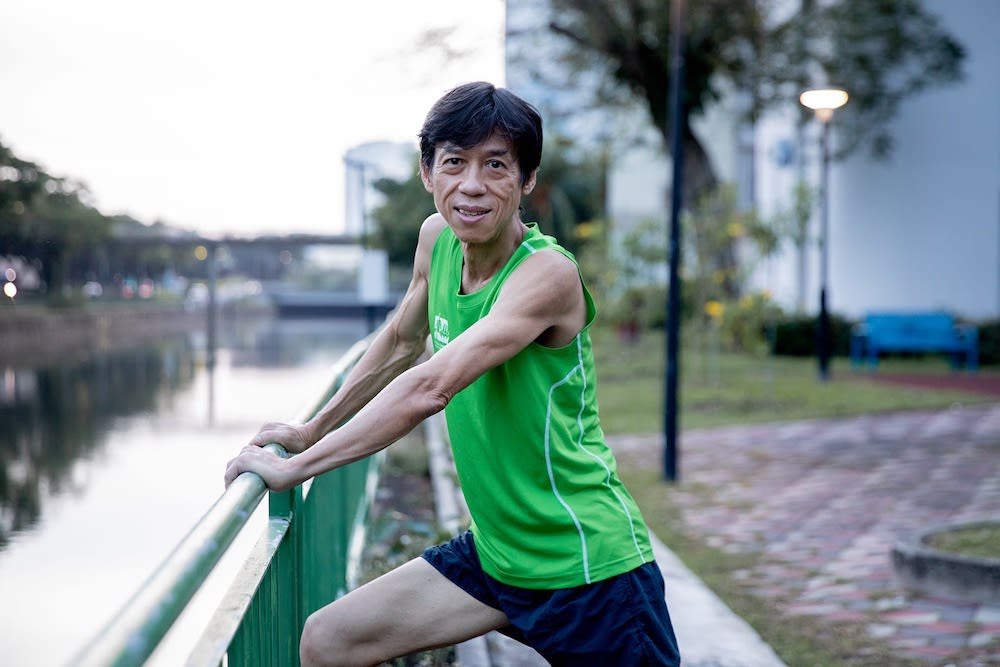 Dr John Tee has run almost everyday for the past 17 years, a running streak that has only been interrupted twice when he had to recover after undergoing surgeries. u00e2u20acu201d TODAY picnn