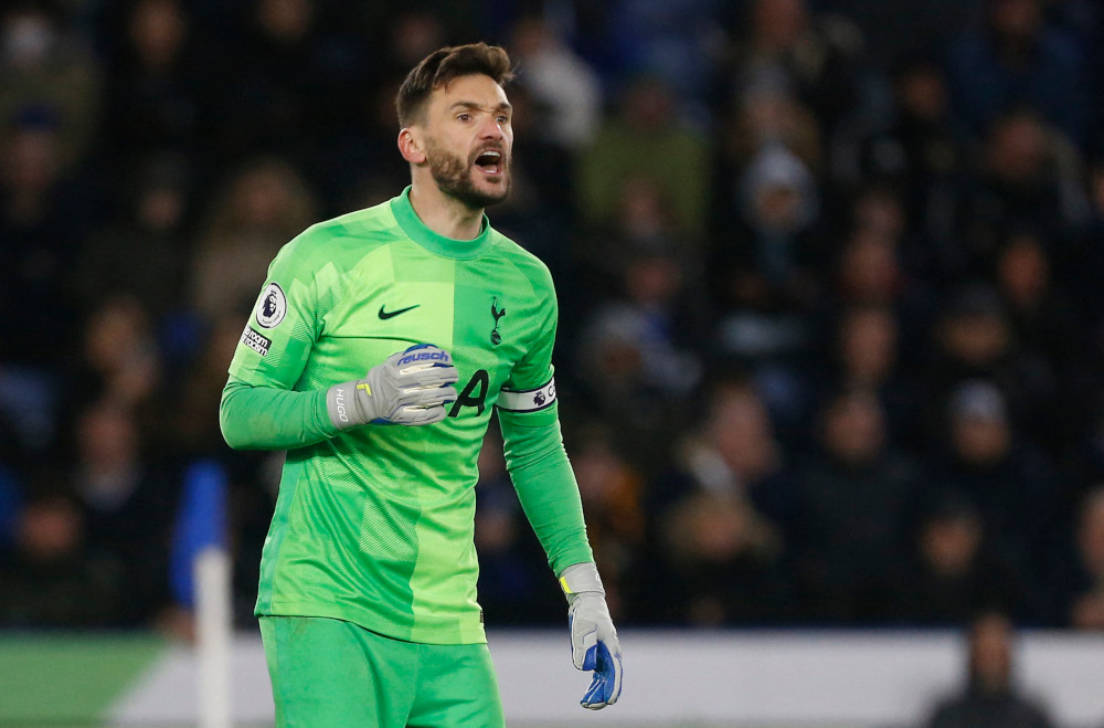 Tottenham Hotspuru00e2u20acu2122s Hugo Lloris during the Premier League match against Leicester City at King Power Stadium, Leicester, January 19, 2022. u00e2u20acu201d Reuters pic 