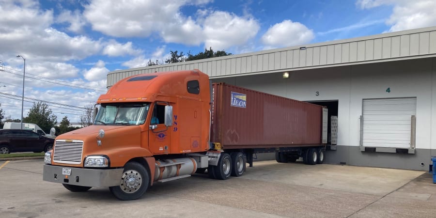 A truck driven by Julio Moscoso,56, originally from Guatemala, is prepared for departure for Houston, Texas. u00e2u20acu2022 ETX Studio picnn