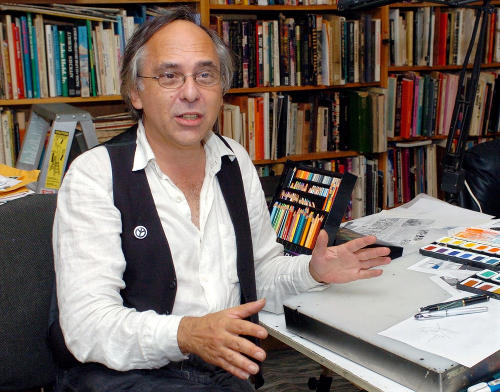 Author and artist Art Spiegelman, shown in his New York studio on September 17, 2004, who turned the pain of the Holocaust into a Pulitzer Prize winning comic book novel. u00e2u20acu2022 Reuters file pic