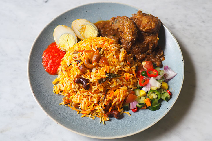 If you're looking for a substantial meal, try out their biryani rice for Friday with chicken