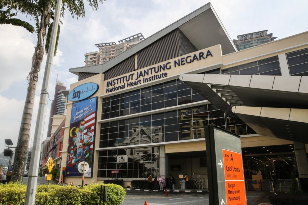 A general view of the National Heart Institute in Kuala Lumpur, January 22, 2022. u00e2u20acu201d Picture by Yusof Mat Isan