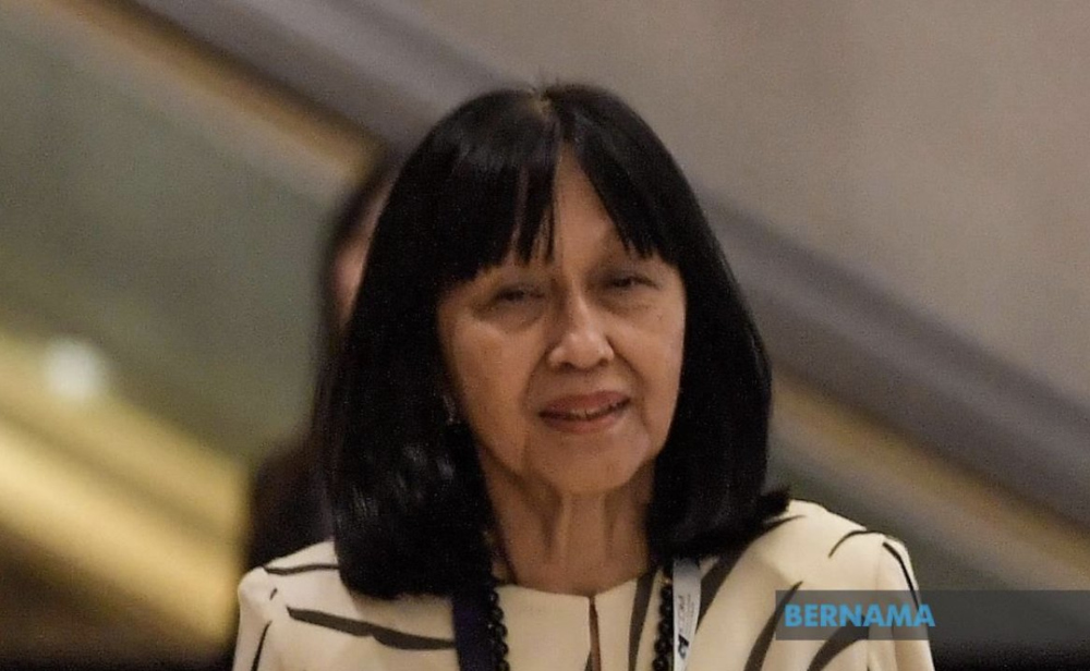 Universiti Malaya (UM) has appointed Tan Sri Zarinah Anwar as its board chairman for three years effective December 13, 2021. u00e2u20acu201d Picture from Twitter/Bernama 