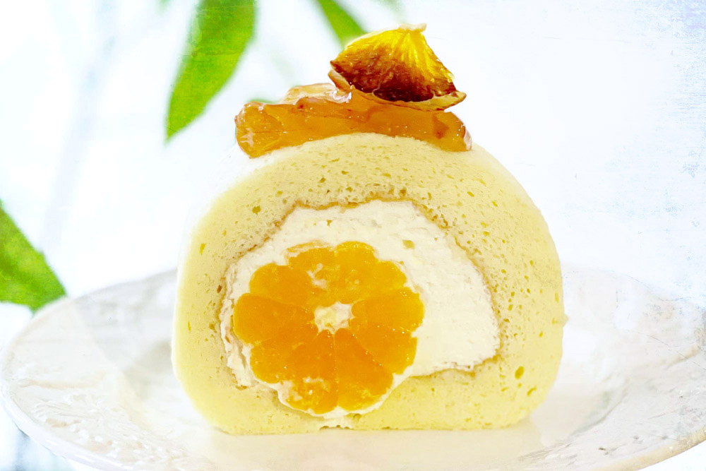 KITA Coffee’s seasonal CNY2022 special Yuzu & Honey Mikan Roll. — Picture courtesy of KITA Coffee
