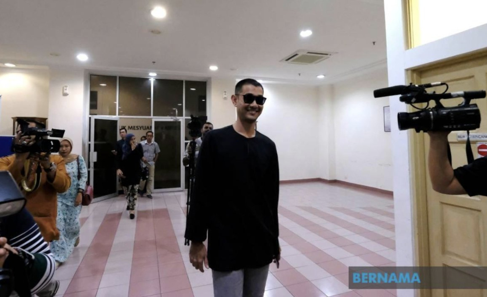 Actor Farid Kamil, 40. u00e2u20acu201d Picture from Twitter/Bernama 