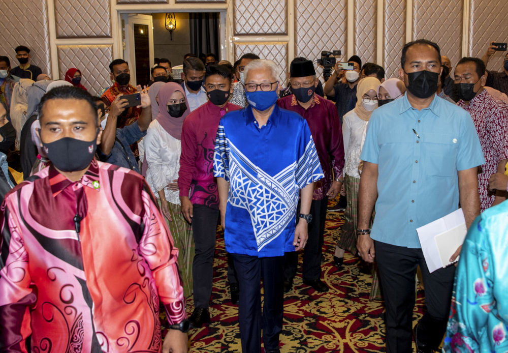 Prime Minister Datuk Seri Ismail Sabri Yaakob attending the 60th National Malaysian Association of Youth Clubs (MAYC) Annual General Meeting Dinner in Kota Baru, Kelantan, January 21, 2022. u00e2u20acu201d Bernama pic 