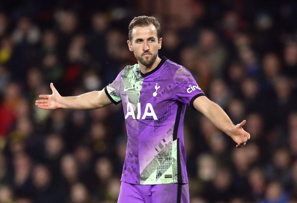 Tottenham Hotspur's Harry Kane reacts during the game against Watford at Vicarage Road, Watford January 1, 2022. u00e2u20acu201d Reuters pic