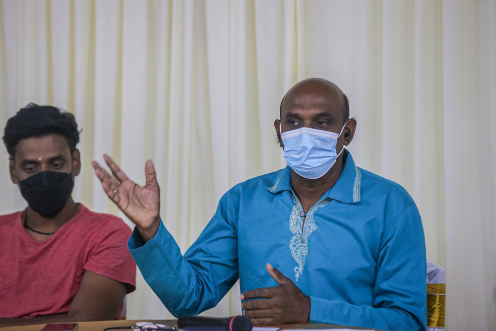 Perak Kavadi Bearers Alliance chairman Iruthiyam Sebastiar said that it is not fair to announce the kavadi ban just a few days before Thaipusam. — Picture by Farhan Najib 