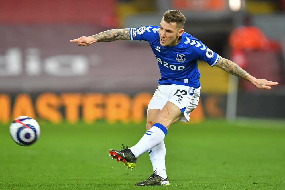 Aston Villa announced the signing of Lucas Digne from Everton on January 13, 2022, with the France defender becoming Steve Gerrardu00e2u20acu2122s second signing of the January transfer window. u00e2u20acu201d AFP picn
