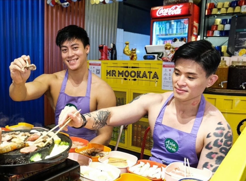 Police have been summoned to a restaurant in Singapore after its promoters were said to be naked. u00e2u20acu201d Picture via Facebook