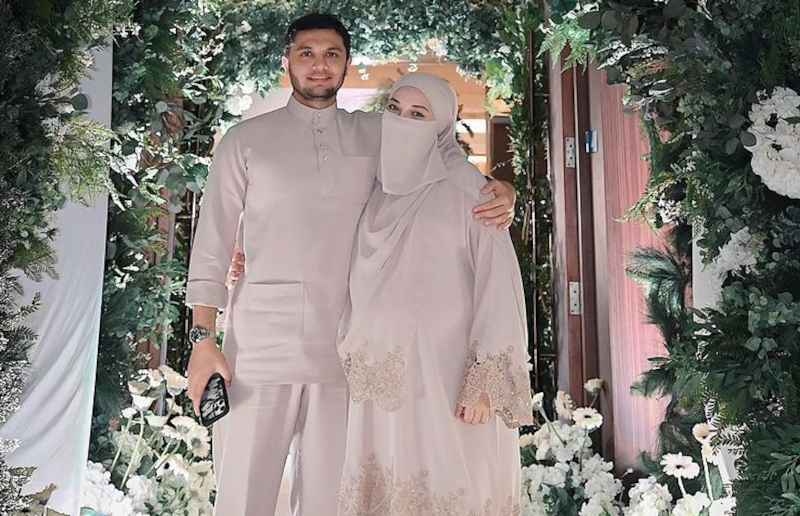 Neelofa and PU Riz welcomed the arrival of their son Muhammad Bilal Muhammad Haris on Saturday. u00e2u20acu201d Picture from Instagram/neelofa