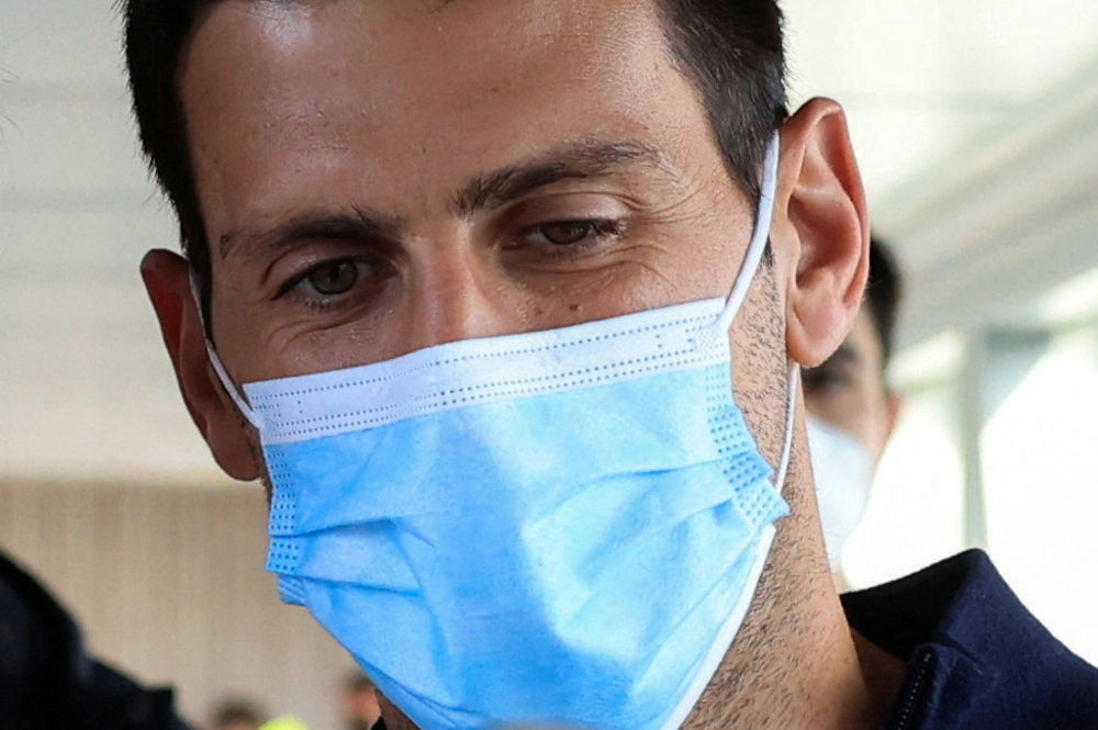 Serbian tennis player Novak Djokovic arrives at Nikola Tesla Airport, after the Australian Federal Court upheld a government decision to cancel his visa to play in the Australian Open, in Belgrade, Serbia January 17, 2022. u00e2u20acu201d Reuters pic 