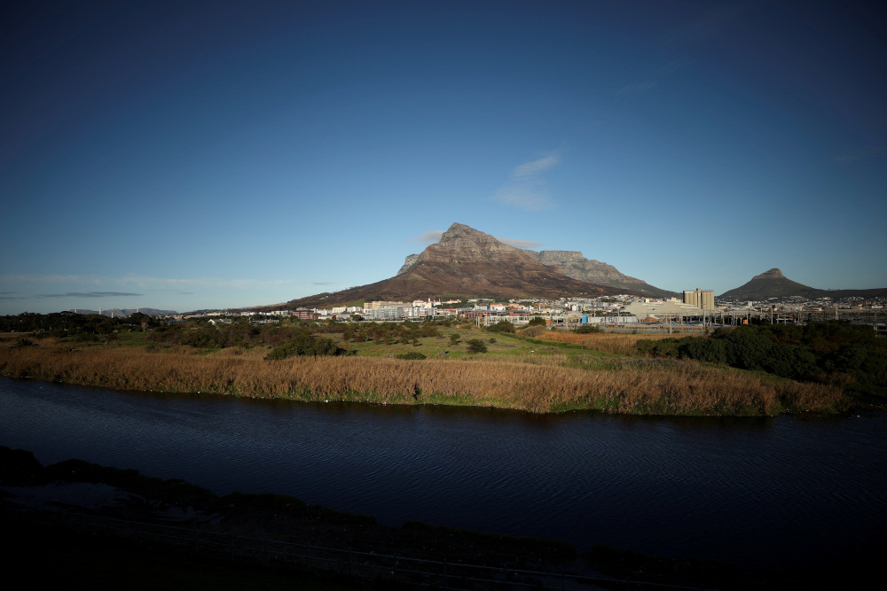 Contested land earmarked for a development which includes a new Africa headquarters for Amazon is seen alongside the Black River in Cape Town June 2, 2021. u00e2u20acu201d Reuters pic