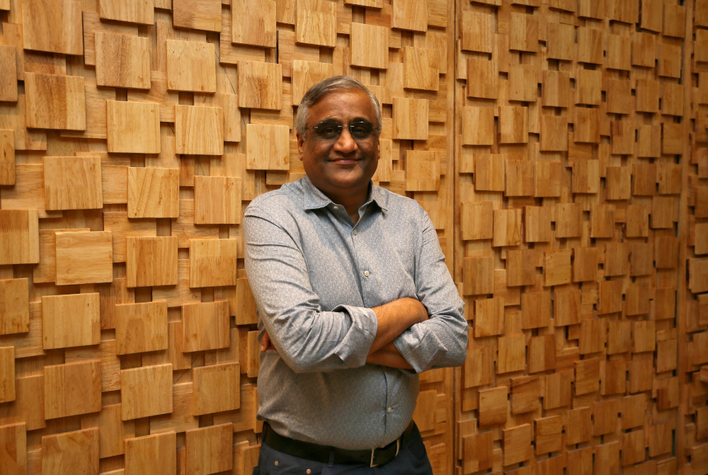 Kishore Biyani, CEO and founder of Indiau00e2u20acu2122s Future Group poses after the inauguration of Foodhall, a premium lifestyle food superstore by the Future Group, store in Mumbai December 1, 2018. u00e2u20acu201d Reuters pic