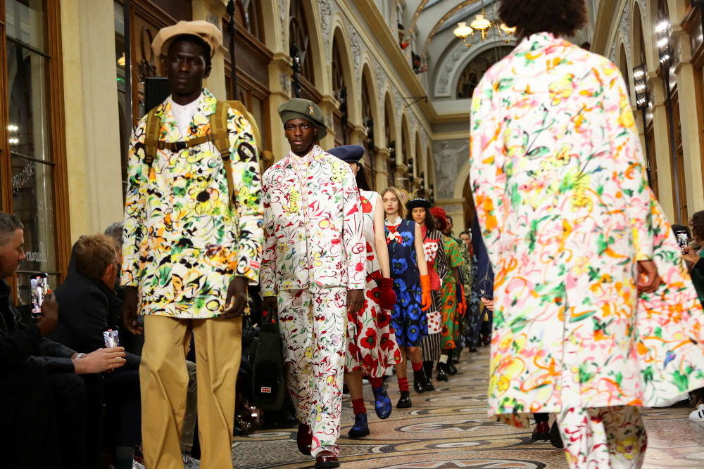 Models present creations by designer Nigo as part of his menu00e2u20acu2122s and womenu00e2u20acu2122s ready-to-wear Fall/Winter 2022 collection show for Kenzo fashion house during Menu00e2u20acu2122s Fashion Week in Paris January 23, 2022. u00e2u20acu201d Reuters pic