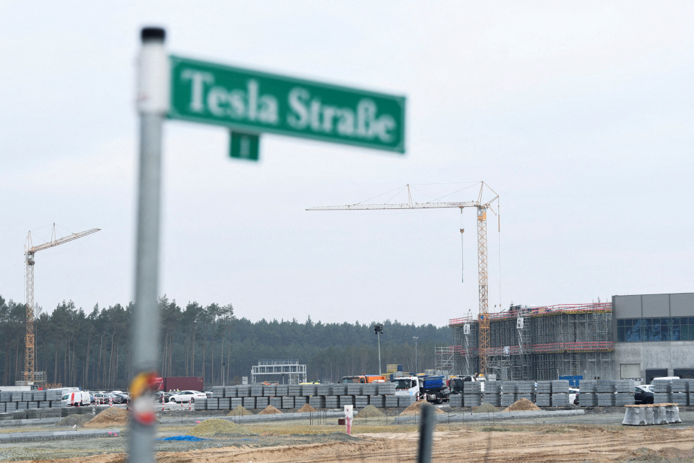 A general view of the construction site of Teslau00e2u20acu2122s electric car factory is pictured in Gruenheide, near Berlin December 28, 2021. u00e2u20acu201d Reuters pic
