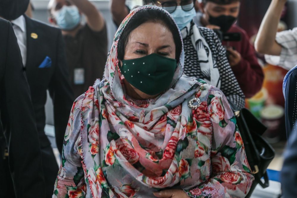 Datin Seri Rosmah Mansor arrives at the Kuala Lumpur High Court January 12, 2022. u00e2u20acu201d Picture by Hari Anggara
