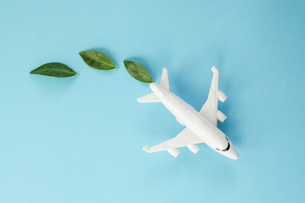 If there was a 100 per cent take up with aircraft using green hydrogen on eligible routes, the ICCT found it would u00e2u20acu02dcreduce aviationu00e2u20acu2122s carbon emissions by 31 per cent in 2050.u00e2u20acu2122  u00e2u20acu201d lp-studio/Shutterstock pic via ETX Studio