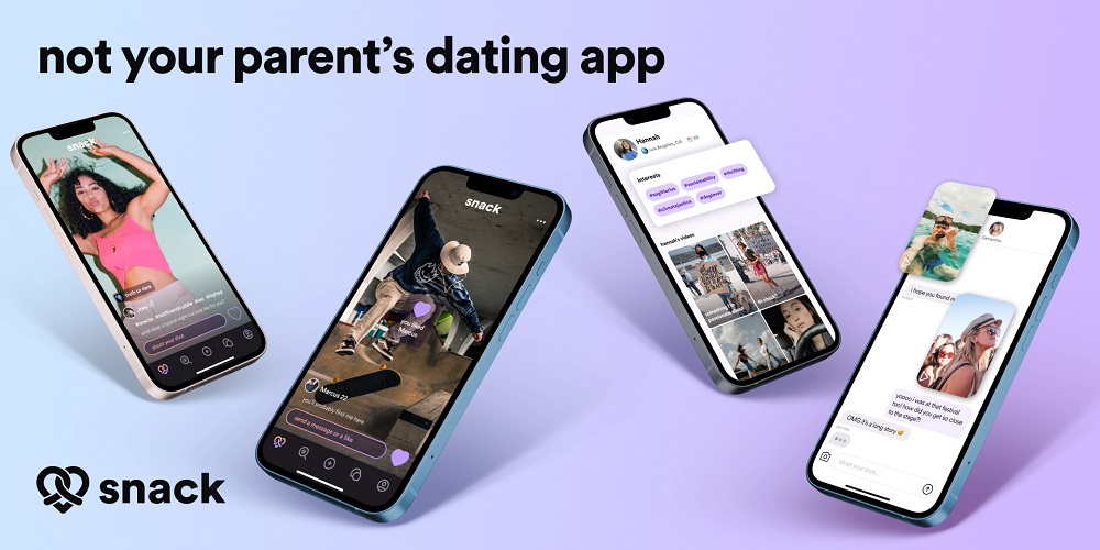 Dating app Snack is a mix between TikTok and Tinder. u00e2u20acu2022 Picture courtesy of Snack