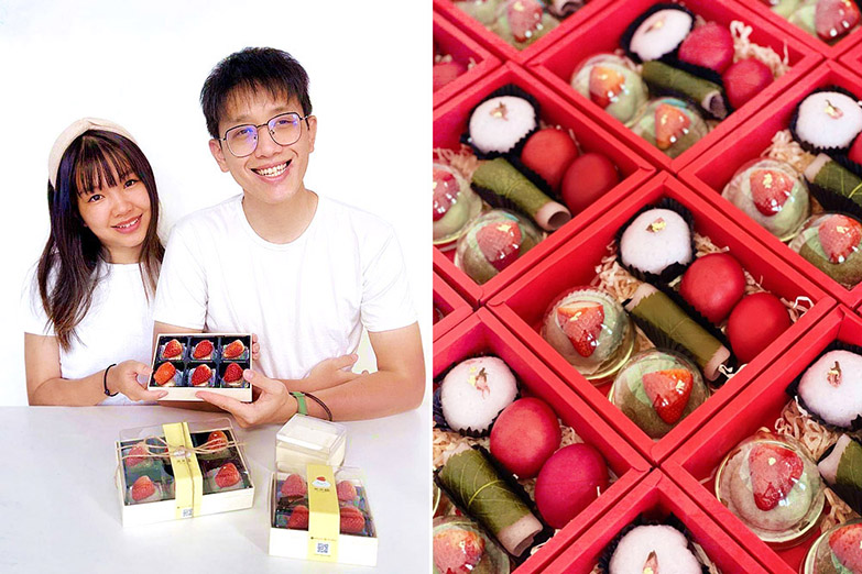 Adeline Lee and Ryan Chan of Mimi Daifuku are purveyors of 'wagashi' or Japanese desserts.