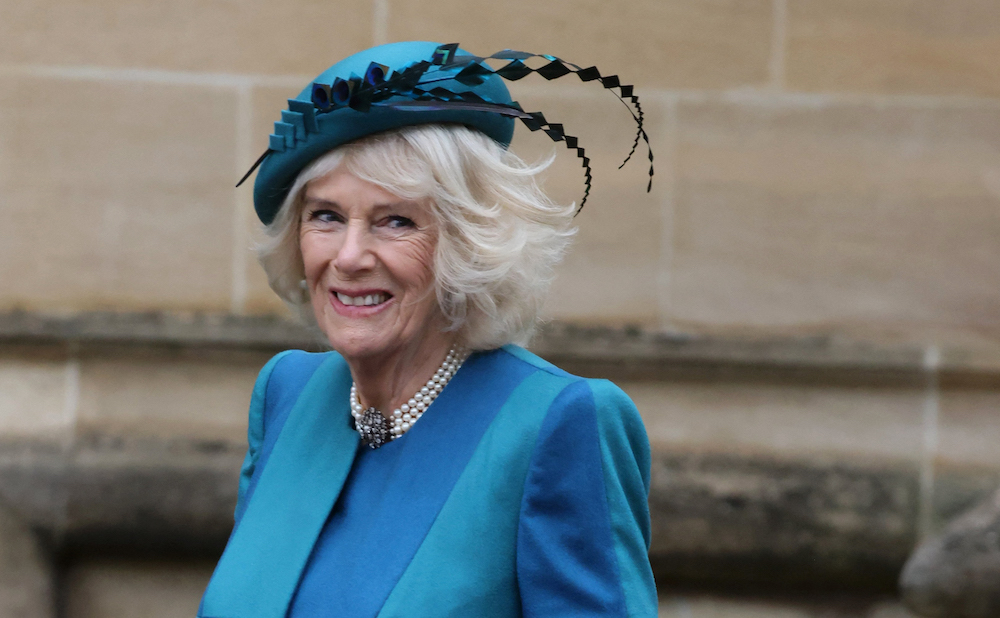 Britain's Camilla, Duchess of Cornwall arrives to attend the Christmas Day morning church service at St George's Chapel, Windsor Castle, Berkshire December 25, 2021. u00e2u20acu201d AFP pic