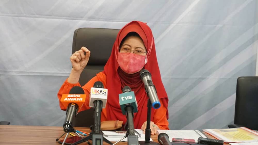 Minister of Women, Childhood and Community Wellbeing Development Datuk Sri Fatimah Abdullah. u00e2u20acu201d Borneo Post pic