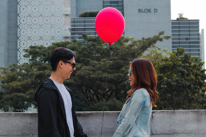 Husband and wife, Helmi Anuar and Amira Nadia who have been together since 2010 said Valentine's Day has never been in their calendar. — Picture by Arif Zikri 