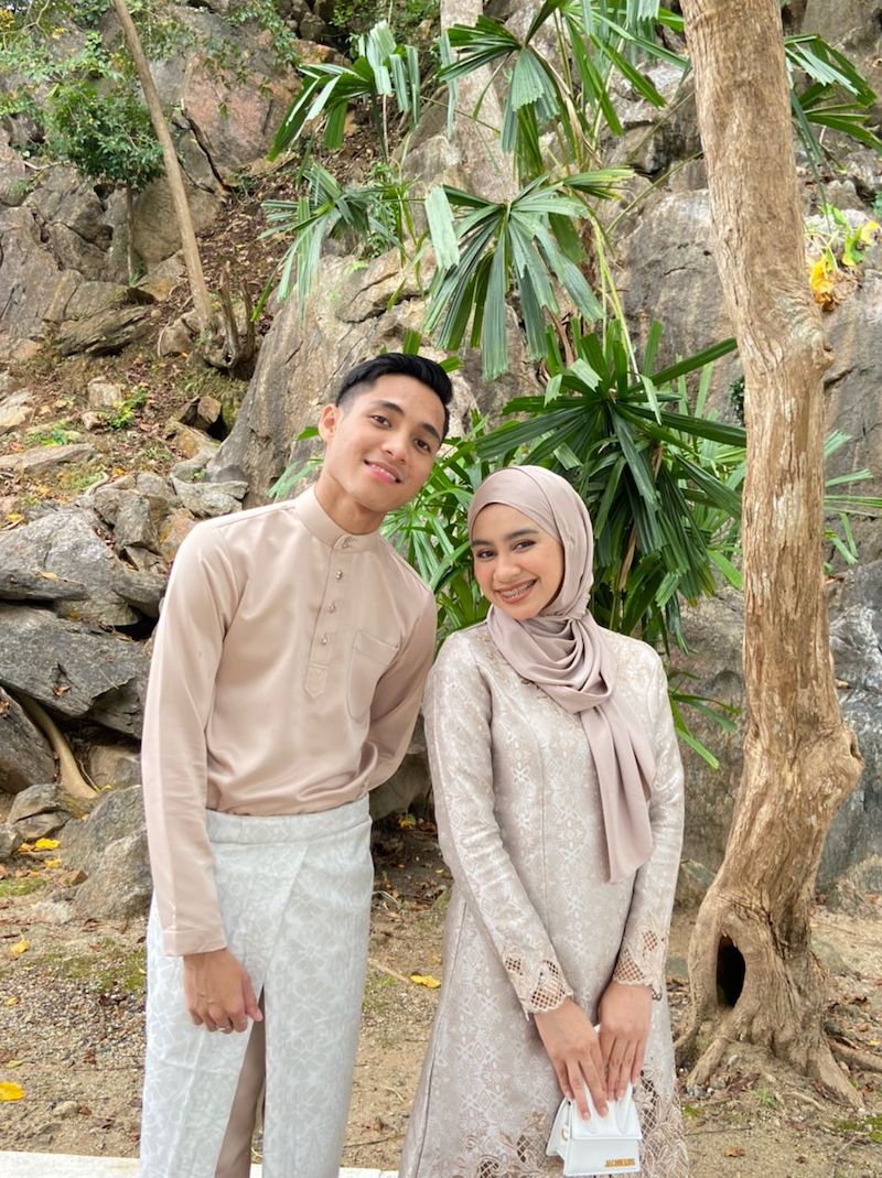 For lovebirds Aqill Harry and Ariesya Farha, Valentine's Day is a special day for them. — Picture courtesy of Aqill Harry