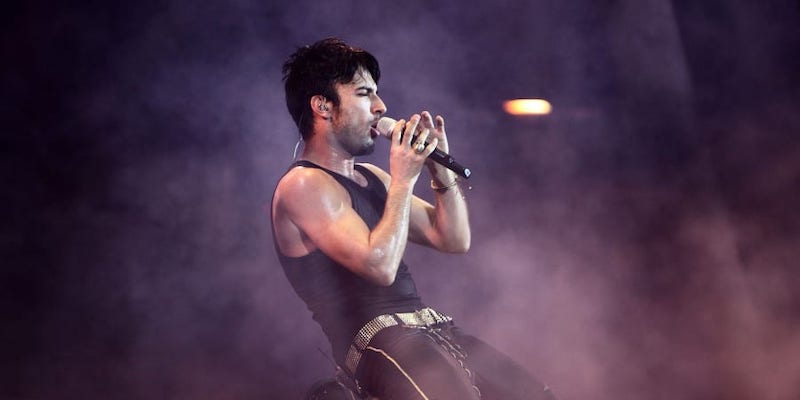 Tarkan in concert in Moscow, Russia November 21, 2009. u00e2u20acu201d Picture courtesy of Picture Perfect/Shutterstock via ETX Studio