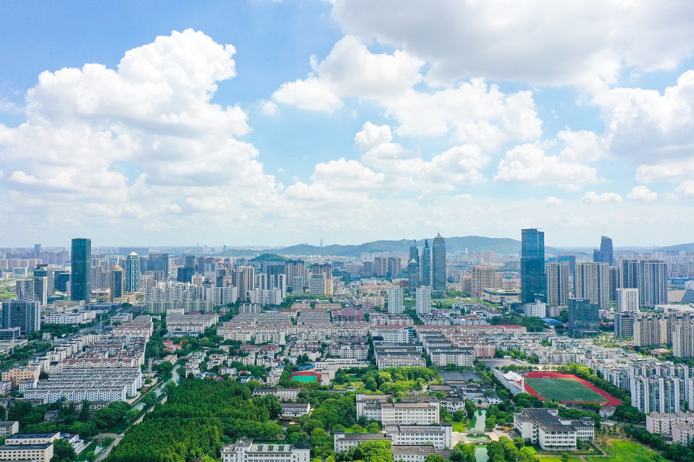 Clear blue sky shows up in Suzhou city, east Chinau00e2u20acu2122s Jiangsu province, 6 August 2021. u00e2u20acu201d Reuters pic