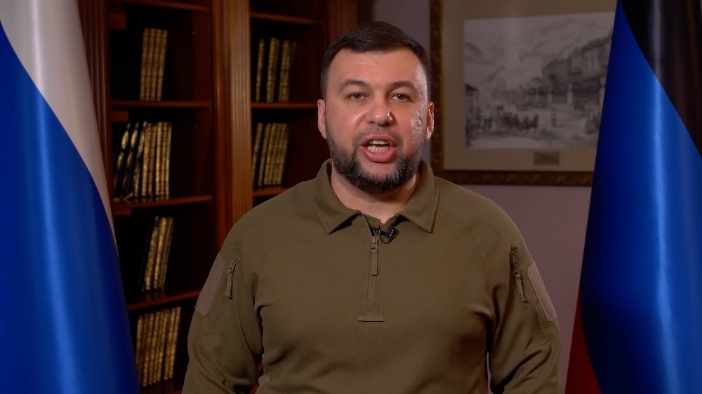 Image grab from video released by pro-Russia separatist leader in eastern Ukraine Denis Pushilin, head of the self-proclaimed Donetsk Peopleu00e2u20acu2122s Republic,  February 18, 2022. u00e2u20acu201d  Reuters pic